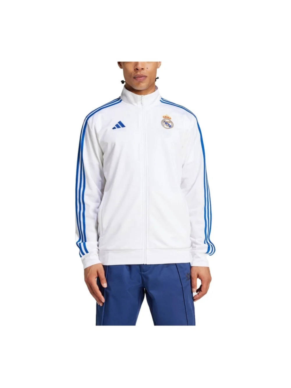 Adidas Real Madrid DNA Track Jacket White Size 3XL IT3804